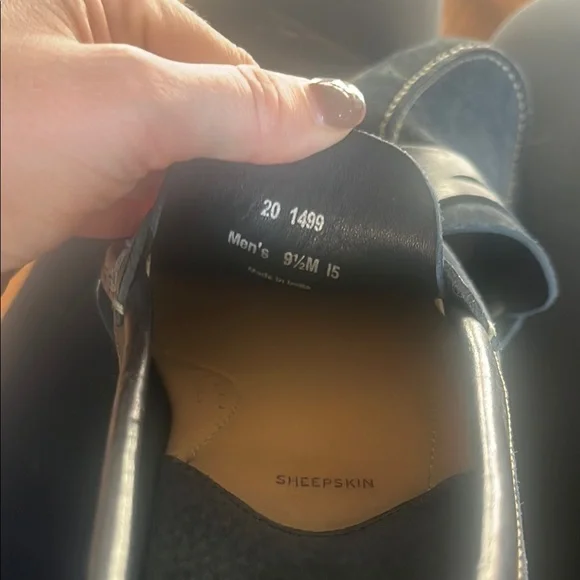 Johnston & Murphy Navy Loafers - Picture 5 of 5